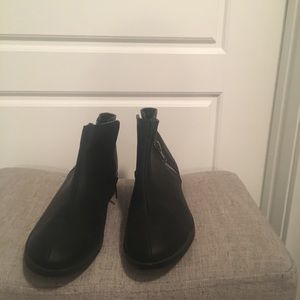 Black booties- size 9